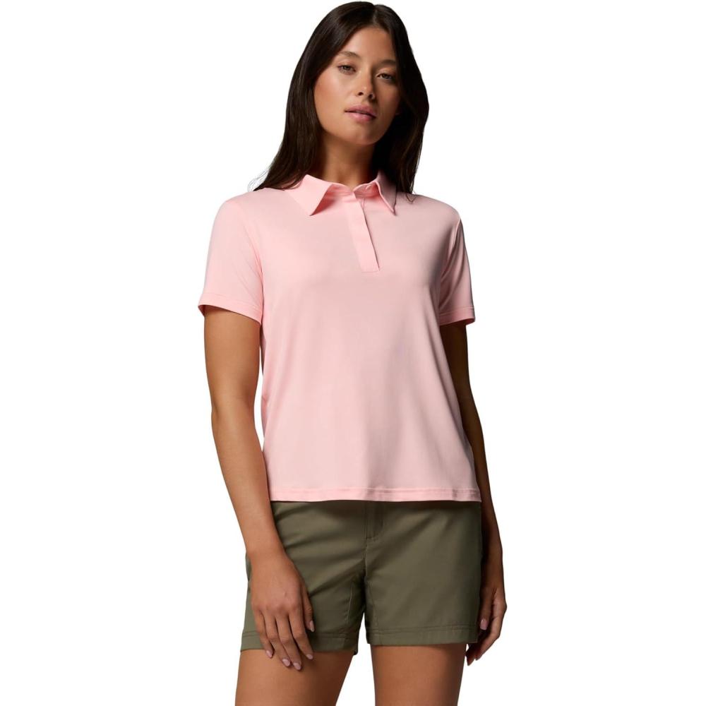 imageColumbia Womens Parsons Point PoloPink Sand Heather