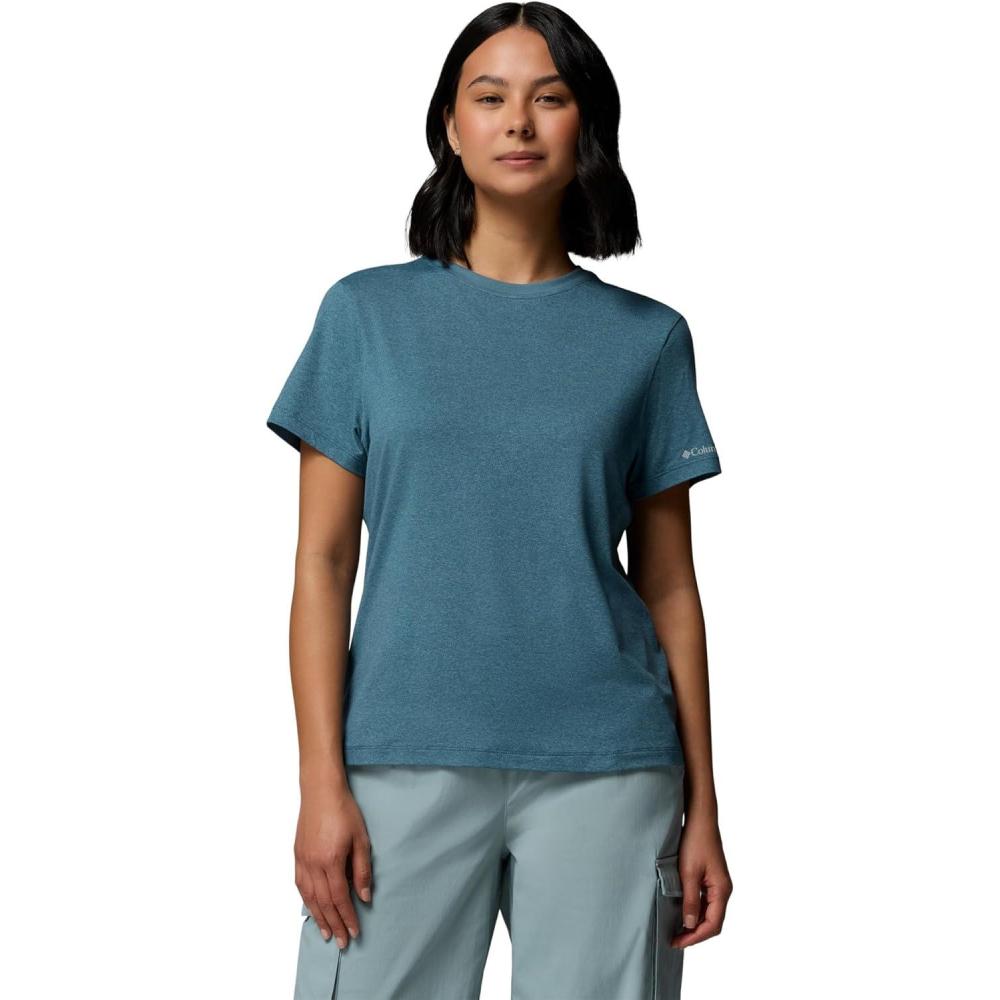 imageColumbia Womens Parsons Point Short Sleeve Logo TeeEverblue Heather