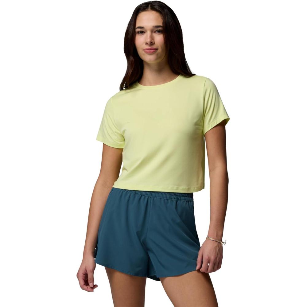 imageColumbia Womens Parsons Point Short Sleeve TeeCitron Haze Heather