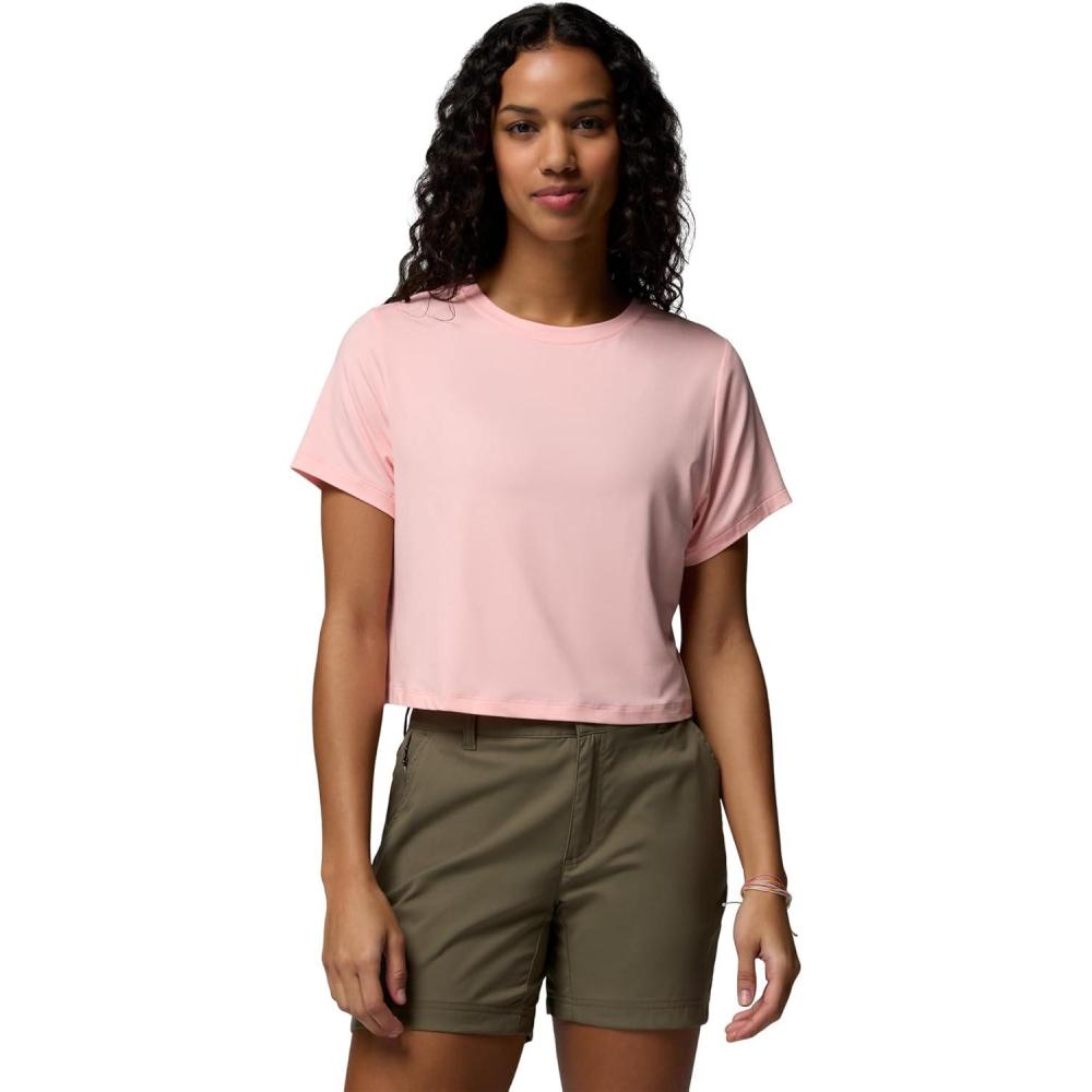 imageColumbia Womens Parsons Point Short Sleeve TeePink Sand Heather
