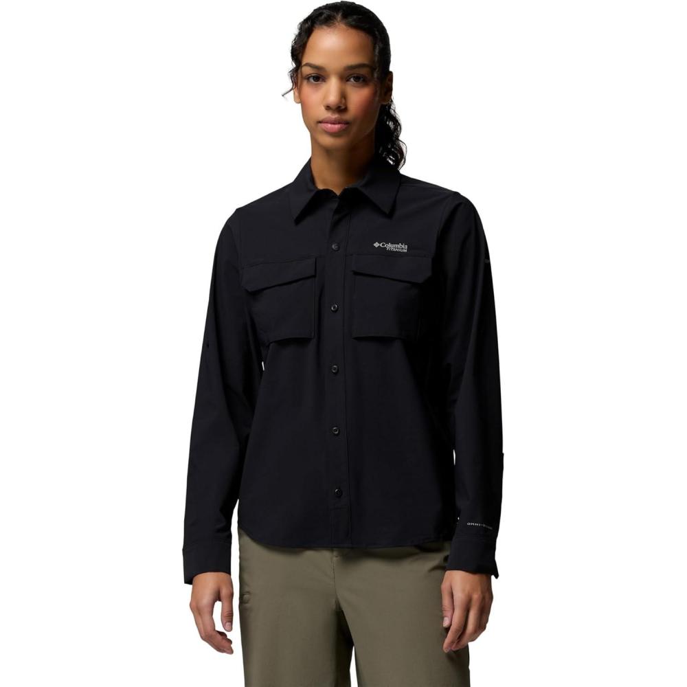 imageColumbia Womens Silver Ridge Elite Woven Long SleeveBlack