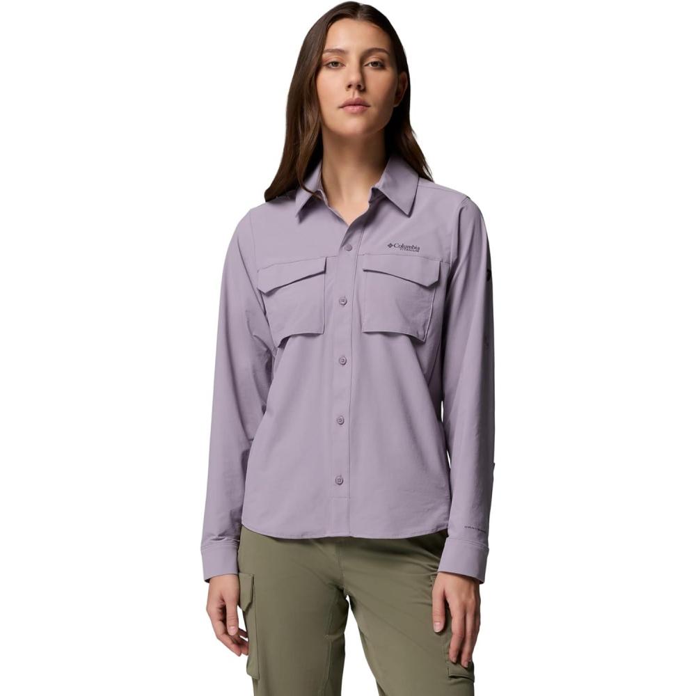 imageColumbia Womens Silver Ridge Elite Woven Long SleeveShale Purple