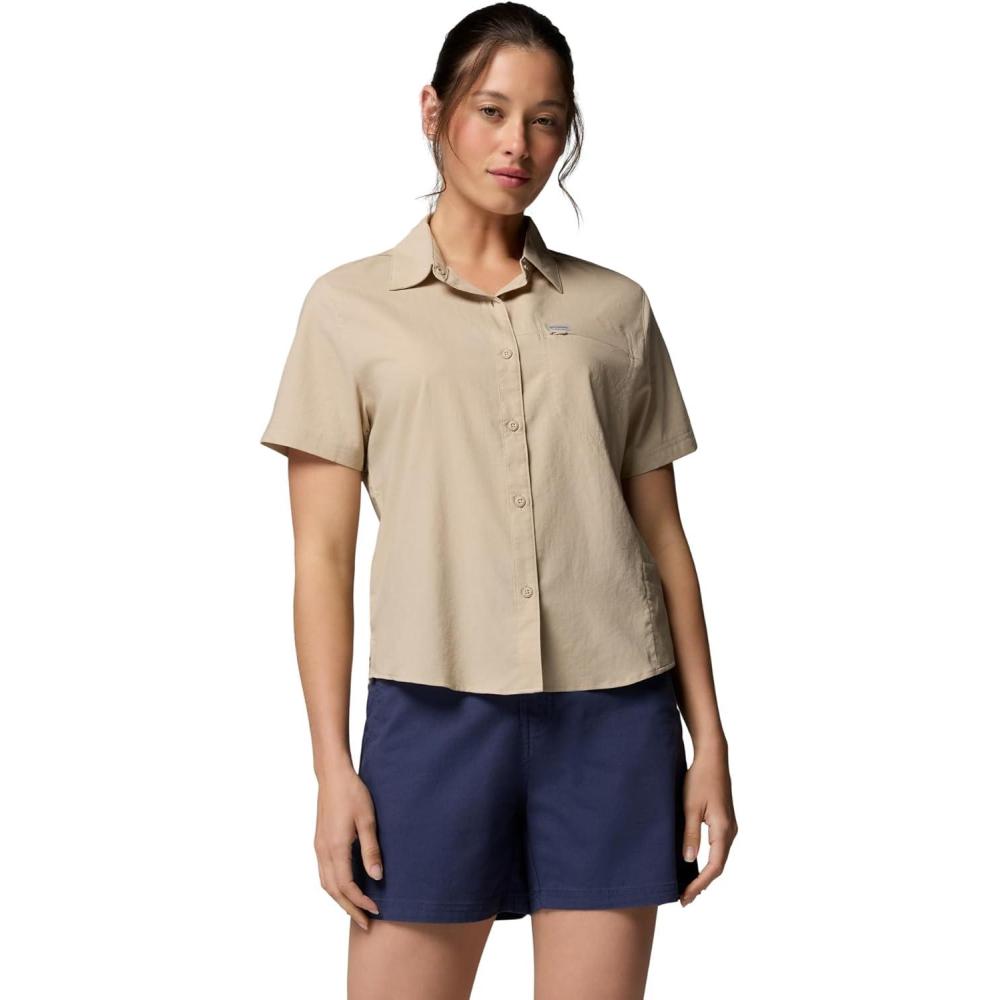 imageColumbia Womens Silver Ridge Utility II Short Sleeve ShirtAncient Fossil