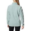 Columbia Womens Benton Springs Half Snap II Pull Over Fleece Jacket, Dark Stone/Canoe/Vintage Blue, 3X(Aqua Tone/Light Lime)