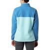 Columbia Womens Benton Springs Half Snap II Pull Over Fleece Jacket, Dark Stone/Canoe/Vintage Blue, 3X(Aquatint/Dark Pool)