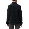 Columbia Womens Benton Springs Half Snap II Pull Over Fleece Jacket, Dark Stone/Canoe/Vintage Blue, 3X(Black)