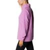 Columbia Womens Benton Springs Half Snap II Pull Over Fleece Jacket, Dark Stone/Canoe/Vintage Blue, 3X(Blossom Pink/Salmon)