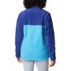 Columbia Womens Benton Springs Half Snap II Pull Over Fleece Jacket, Dark Stone/Canoe/Vintage Blue, 3X(Blue Chill/Dark Sapphire)
