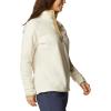 Columbia Womens Benton Springs Half Snap II Pull Over Fleece Jacket, Dark Stone/Canoe/Vintage Blue, 3X(Chalk/Beach)