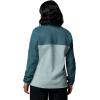 Columbia Womens Benton Springs Half Snap II Pull Over Fleece Jacket, Dark Stone/Canoe/Vintage Blue, 3X(Crushed Blue/Everblue)