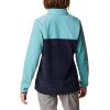 Columbia Womens Benton Springs Half Snap II Pull Over Fleece Jacket, Dark Stone/Canoe/Vintage Blue, 3X(Dark Nocturnal/Sea Wave)