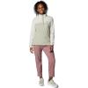 Columbia Womens Benton Springs Half Snap II Pull Over Fleece Jacket, Dark Stone/Canoe/Vintage Blue, 3X(Dark Stone/Safari)