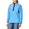 Columbia Womens Benton Springs Half Snap II Pull Over Fleece Jacket, Dark Stone/Canoe/Vintage Blue, 3X(Harbor Blue/Dk Nocturnal)