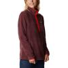 Columbia Womens Benton Springs Half Snap II Pull Over Fleece Jacket, Dark Stone/Canoe/Vintage Blue, 3X(Malbec/Bold Orange)