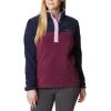 Columbia Womens Benton Springs Half Snap II Pull Over Fleece Jacket, Dark Stone/Canoe/Vintage Blue, 3X(Marionberry/Dark Nocturnal/Gumdrop)