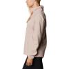 Columbia Womens Benton Springs Half Snap II Pull Over Fleece Jacket, Dark Stone/Canoe/Vintage Blue, 3X(Mauve Vapor/Faux Pink)