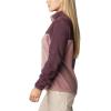 Columbia Womens Benton Springs Half Snap II Pull Over Fleece Jacket, Dark Stone/Canoe/Vintage Blue, 3X(Moonvista/Fig)