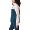 Columbia Womens Benton Springs Half Snap II Pull Over Fleece Jacket, Dark Stone/Canoe/Vintage Blue, 3X(Night Wave/Dusty Pink/Night Wave)