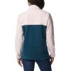 Columbia Womens Benton Springs Half Snap II Pull Over Fleece Jacket, Dark Stone/Canoe/Vintage Blue, 3X(Night Wave/Dusty Pink/Night Wave)