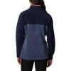 Columbia Womens Benton Springs Half Snap II Pull Over Fleece Jacket, Dark Stone/Canoe/Vintage Blue, 3X(Nocturnal/Dark Nocturnal)