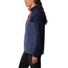 Columbia Womens Benton Springs Half Snap II Pull Over Fleece Jacket, Dark Stone/Canoe/Vintage Blue, 3X(Nocturnal/Dark Nocturnal)