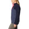 Columbia Womens Benton Springs Half Snap II Pull Over Fleece Jacket, Dark Stone/Canoe/Vintage Blue, 3X(Nocturnal/Dark Nocturnal/Camellia Rose)