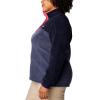 Columbia Womens Benton Springs Half Snap II Pull Over Fleece Jacket, Dark Stone/Canoe/Vintage Blue, 3X(Nocturnal/Dark Nocturnal/Camellia Rose)