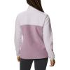 Columbia Womens Benton Springs Half Snap II Pull Over Fleece Jacket, Dark Stone/Canoe/Vintage Blue, 3X(Pale Lilac/Winter Mauve)