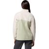 Columbia Womens Benton Springs Half Snap II Pull Over Fleece Jacket, Dark Stone/Canoe/Vintage Blue, 3X(Safari/Dark Stone)