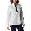 Columbia Womens Benton Springs Half Snap II Pull Over Fleece Jacket, Dark Stone/Canoe/Vintage Blue, 3X(Sea Salt/Black)