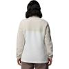 Columbia Womens Benton Springs Half Snap II Pull Over Fleece Jacket, Dark Stone/Canoe/Vintage Blue, 3X(Sea Salt/Dark Stone)