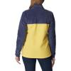 Columbia Womens Benton Springs Half Snap II Pull Over Fleece Jacket, Dark Stone/Canoe/Vintage Blue, 3X(Sun Glow/Nocturnal)