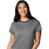 Columbia Women’s Bluevista Hill Short Sleeve Crew(Black Heather)