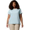 Columbia Women’s Bluevista Hill Short Sleeve Crew(Marine Light Heather)