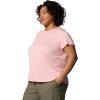 Columbia Women’s Bluevista Hill Short Sleeve Crew(Pink Sand Heather)