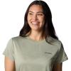 Columbia Women’s Bluevista Hill Short Sleeve Crew(Safari Heather)