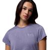 Columbia Women’s Bluevista Hill Short Sleeve Crew(Stormwatch Heather)