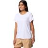 Columbia Women’s Bluevista Hill Short Sleeve Crew(White)