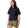 Columbia Women’s Brea Falls Woven Short Sleeve(Black)