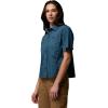 Columbia Women’s Brea Falls Woven Short Sleeve(Everblue)