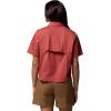 Columbia Women’s Brea Falls Woven Short Sleeve(Washed Red)
