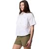 Columbia Women’s Brea Falls Woven Short Sleeve(White)