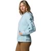 Columbia Women’s Columbia Trek Graphic Hoodie(Marine Light/Gem Columbia Sleeve)