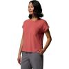 Columbia Womens Daniela Falls Short Sleeve(Washed Red)