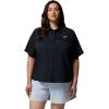Columbia Women’s PFG Castback Woven Short Sleeve(Black)