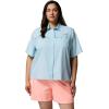 Columbia Women’s PFG Castback Woven Short Sleeve(Marine Light)