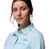 Columbia Women’s PFG Castback Woven Short Sleeve(Marine Light)