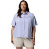 Columbia Women’s PFG Castback Woven Short Sleeve(Twilight)