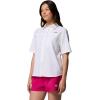 Columbia Women’s PFG Castback Woven Short Sleeve(White)