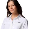 Columbia Women’s PFG Castback Woven Short Sleeve(White)
